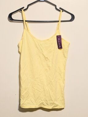 NWT Anna Yellow Spaghetti Strap Tank Top - L